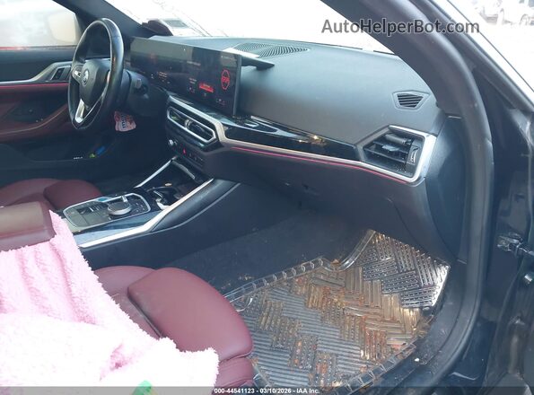 WBY73AW09PFP82419 2023 BMW I4 Black Вид салону спереду