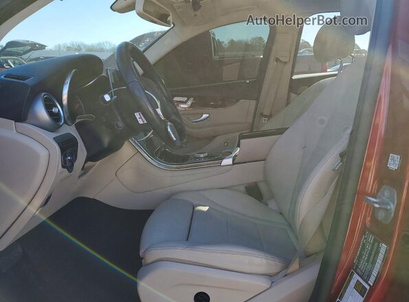 WDC0G4JB0KV117807 2019 MERCEDES-BENZ GLC-CLASS Красный Вид салона спереди