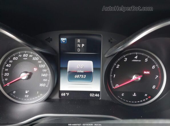 WDC0G4JB1KV117783 2019 MERCEDES-BENZ GLC 300 Серый Вид задних сидений