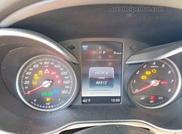 WDC0G4JB2GF089851 2016 MERCEDES-BENZ GLC-CLASS Silver Vista del cuadro de instrumentos