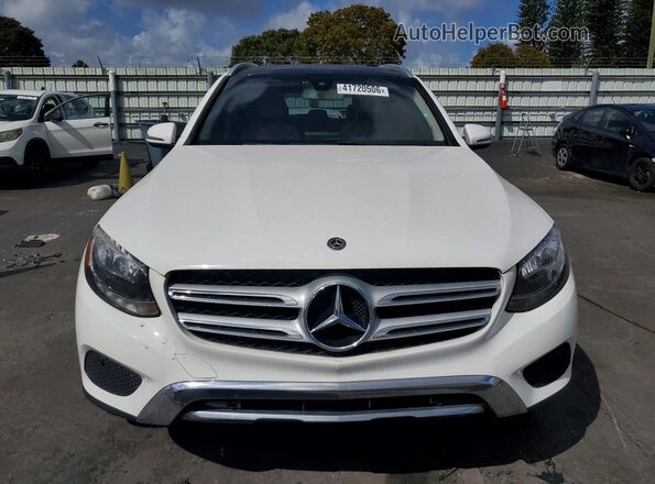 WDC0G4JB2JV037391 2018 MERCEDES-BENZ GLC-CLASS White Front view