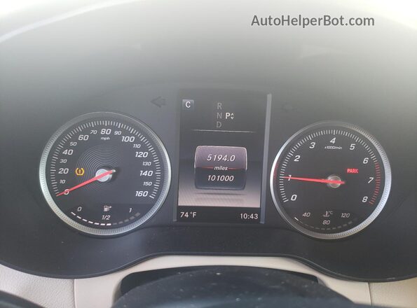 WDC0G4JB3GF083606 2016 MERCEDES-BENZ GLC-CLASS Белый Вид щитка приборов