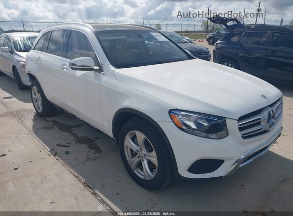 WDC0G4JB4GF016044 2016 MERCEDES-BENZ GLC 300 Белый Передняя правая четверть