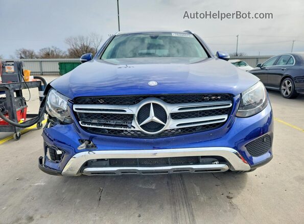 WDC0G4JB4HF132765 2017 MERCEDES-BENZ GLC-CLASS Синий Вид спереди