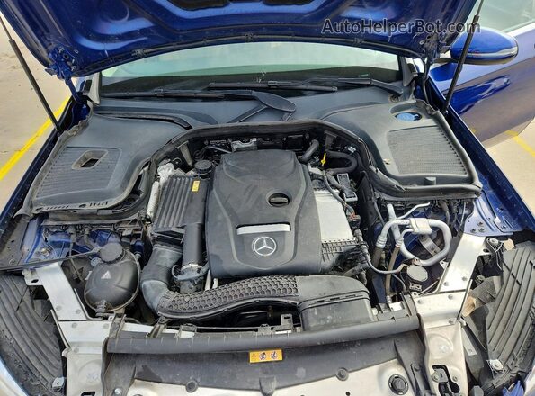 WDC0G4JB4HF132765 2017 MERCEDES-BENZ GLC-CLASS Синий Вид подкапотного пространства