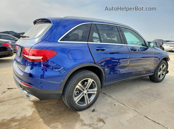 WDC0G4JB4HF132765 2017 MERCEDES-BENZ GLC-CLASS Синий Задняя правая четверть