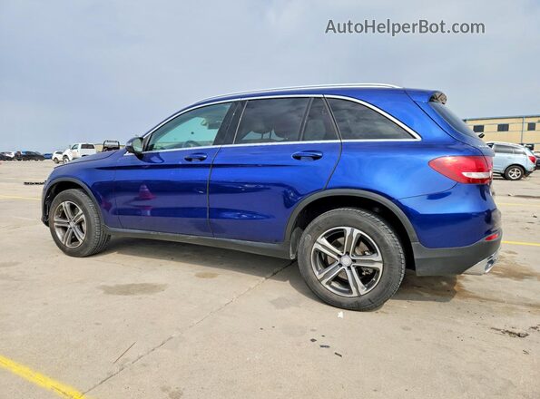 WDC0G4JB4HF132765 2017 MERCEDES-BENZ GLC-CLASS Синий Задняя левая четверть