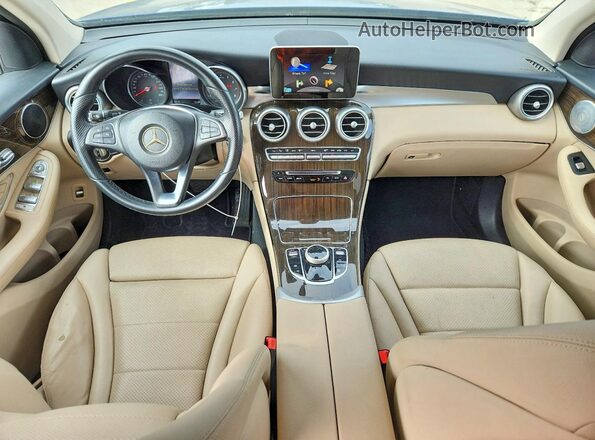 WDC0G4JB4HF132765 2017 MERCEDES-BENZ GLC-CLASS Синий Вид панели приборов