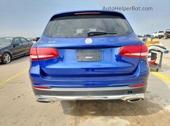 WDC0G4JB4HF132765 2017 MERCEDES-BENZ GLC-CLASS Синий Вид сзади