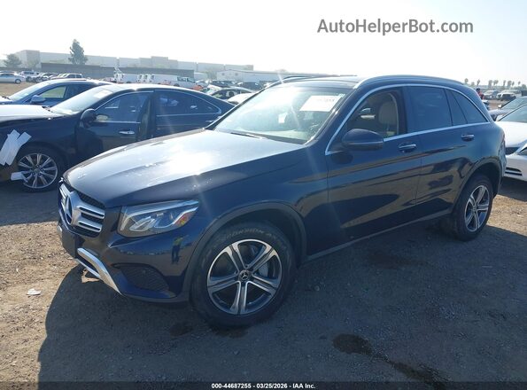 WDC0G4JB4KF607936 2019 MERCEDES-BENZ GLC 300 Dark Blue Передняя левая четверть