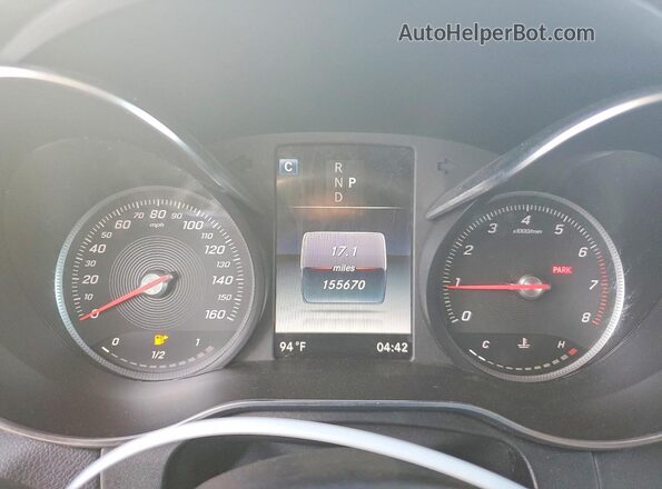 WDC0G4JB4KV179937 2019 MERCEDES-BENZ GLC-CLASS Серый Вид щитка приборов