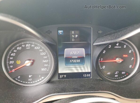 WDC0G4JB6HF194040 2017 MERCEDES-BENZ GLC-CLASS Белый Вид щитка приборов