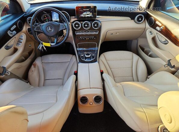 WDC0G4JB7KF591649 2019 MERCEDES-BENZ GLC-CLASS Red წინა პანელის ხედი
