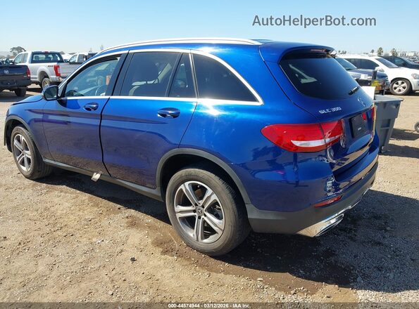 WDC0G4JB9JF359830 2018 MERCEDES-BENZ GLC 300 Blue Tył lewy