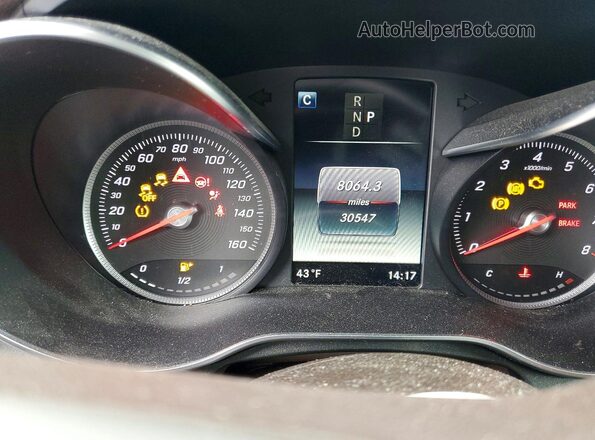 WDC0G4KB2JV035610 2018 MERCEDES-BENZ GLC-CLASS Серый Вид щитка приборов