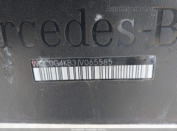 WDC0G4KB3JV065585 2018 MERCEDES-BENZ GLC 300 Белый 