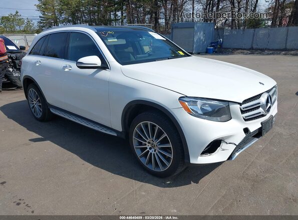WDC0G4KB3JV065585 2018 MERCEDES-BENZ GLC 300 Белый Передняя правая четверть