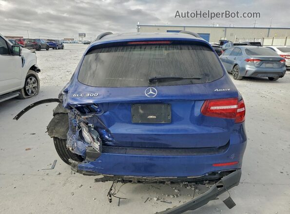 WDC0G4KB4JV076577 2018 MERCEDES-BENZ GLC-CLASS Синий Вид сзади