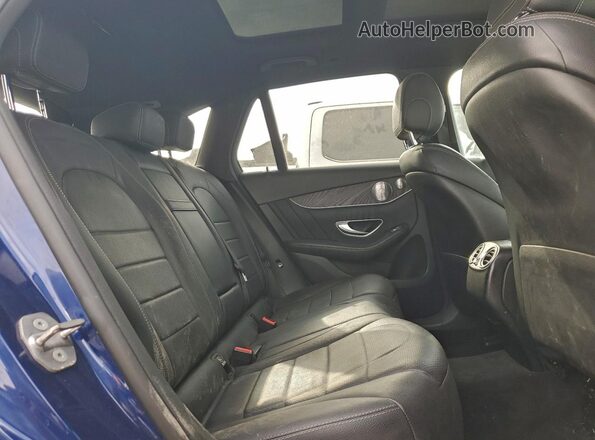 WDC0G4KB4JV076577 2018 MERCEDES-BENZ GLC-CLASS Синий Вид задней части салона