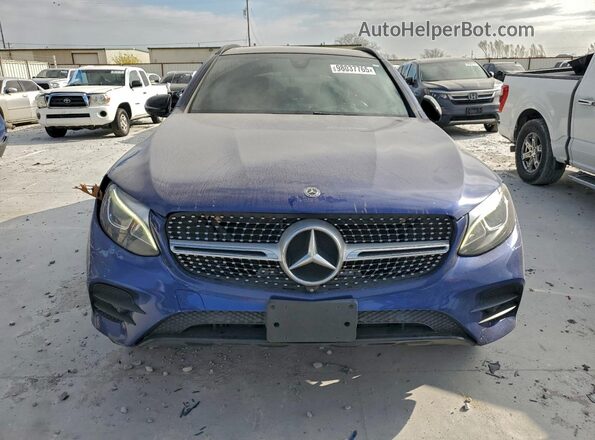 WDC0G4KB4JV076577 2018 MERCEDES-BENZ GLC-CLASS Синий Вид спереди