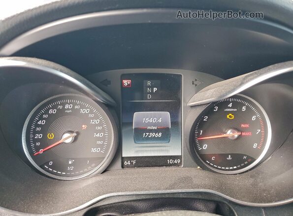 WDC0G4KB4JV076577 2018 MERCEDES-BENZ GLC-CLASS Синий Вид щитка приборов