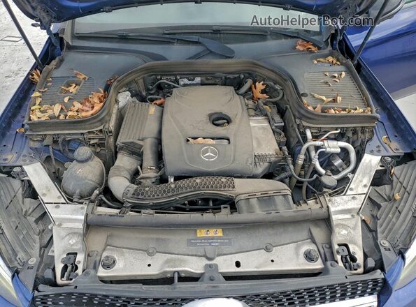 WDC0G4KB4JV076577 2018 MERCEDES-BENZ GLC-CLASS Синий Вид подкапотного пространства