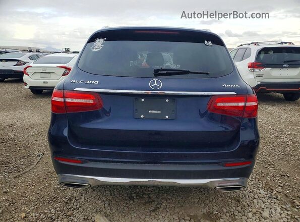 WDC0G4KB5JV076474 2018 MERCEDES-BENZ GLC-CLASS Синий Вид сзади
