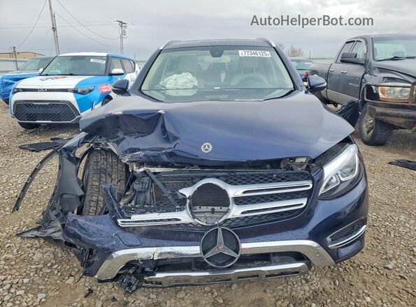 WDC0G4KB5JV076474 2018 MERCEDES-BENZ GLC-CLASS Синий Вид спереди