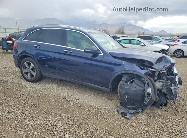 WDC0G4KB5JV076474 2018 MERCEDES-BENZ GLC-CLASS Синий Передняя правая четверть