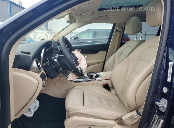 WDC0G4KB5JV076474 2018 MERCEDES-BENZ GLC-CLASS Синий Вид салона спереди