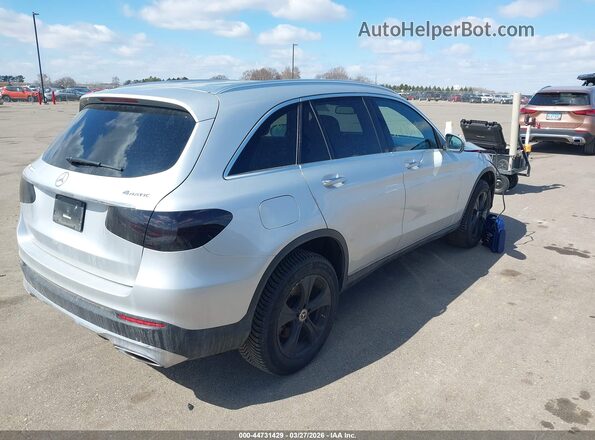 WDC0G4KB6JV087354 2018 MERCEDES-BENZ GLC 300 Серебряный Задняя правая четверть