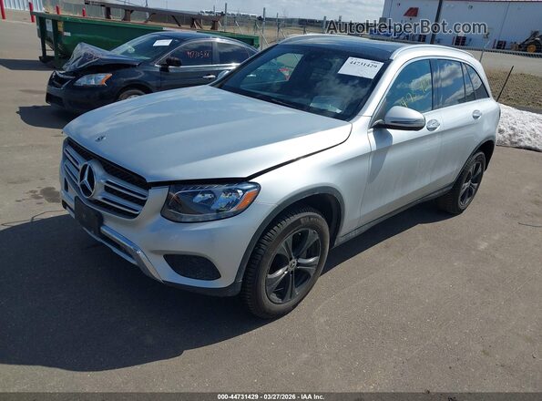 WDC0G4KB6JV087354 2018 MERCEDES-BENZ GLC 300 Серебряный Передняя левая четверть