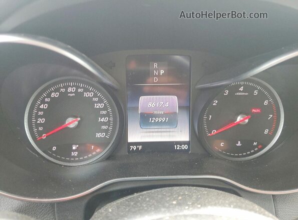 WDC0G4KB6KV158697 2019 MERCEDES-BENZ GLC-CLASS Black Вид щитка приладів
