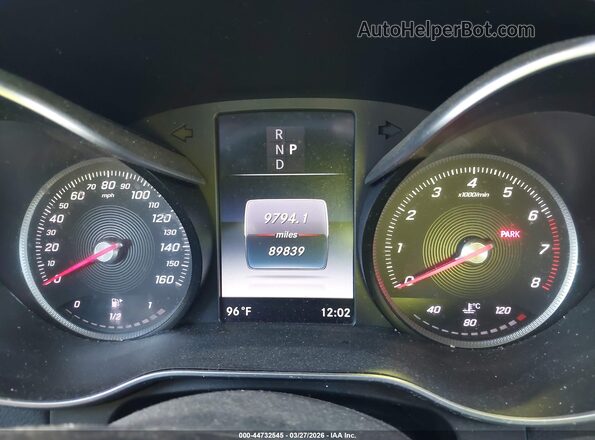 WDC0G4KB7HF135836 2017 MERCEDES-BENZ GLC 300 Black Widok tylnych siedzeń
