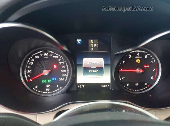 WDC0G4KB7KV190199 2019 MERCEDES-BENZ GLC-CLASS Black Instrument cluster view