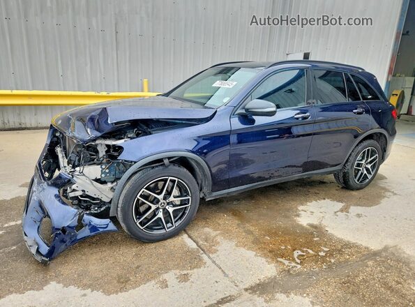 WDC0G4KB8JV099165 2018 MERCEDES-BENZ GLC-CLASS Синий Передняя левая четверть