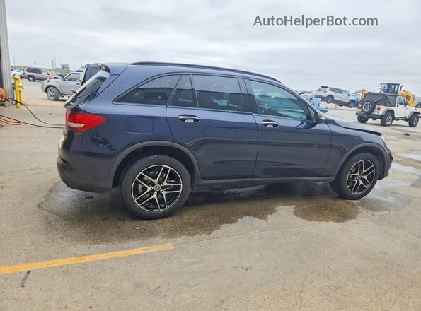WDC0G4KB8JV099165 2018 MERCEDES-BENZ GLC-CLASS Синий Задняя правая четверть