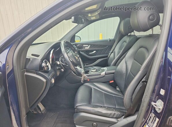 WDC0G4KB8JV099165 2018 MERCEDES-BENZ GLC-CLASS Синий Вид салона спереди