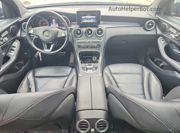 WDC0G4KB8JV099165 2018 MERCEDES-BENZ GLC-CLASS Синий Вид панели приборов