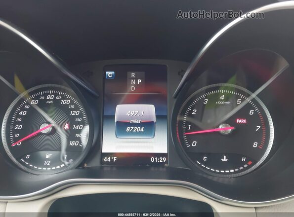 WDC0G4KBXKF644472 2019 MERCEDES-BENZ GLC 300 Белый Вид задних сидений
