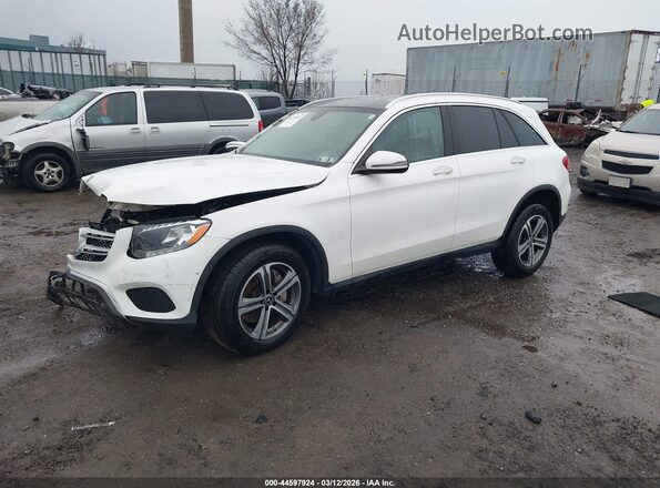 WDC0G4KBXKV153082 2019 MERCEDES-BENZ GLC 300 Белый Передняя левая четверть