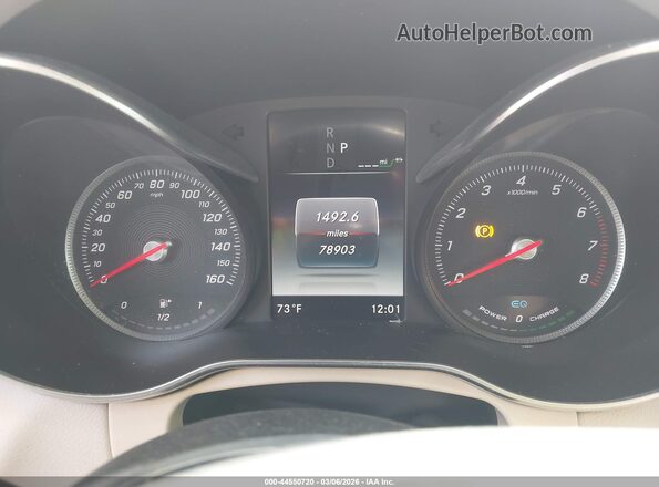 WDC0G5EB6KF539428 2019 MERCEDES-BENZ GLC 350E White Հետևի նստատեղերի տեսք