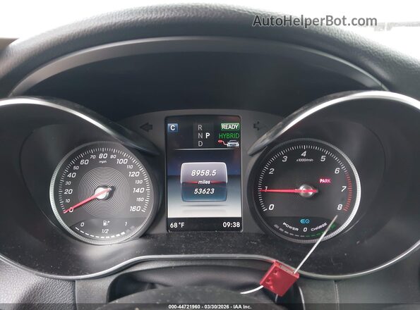 WDC0G5EBXKF561934 2019 MERCEDES-BENZ GLC 350E Серый Вид задних сидений