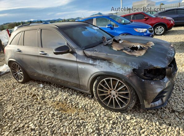 WDC0G6EBXJF444956 2018 MERCEDES-BENZ GLC-CLASS Угольный Передняя правая четверть