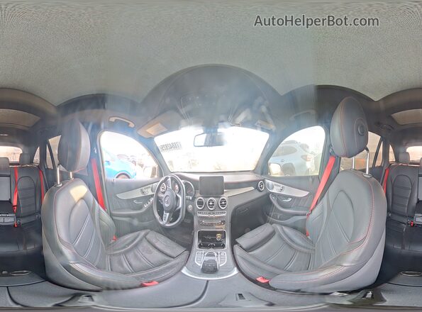 WDC0G6EBXJF444956 2018 MERCEDES-BENZ GLC-CLASS Угольный Панорамный вид салона 360°