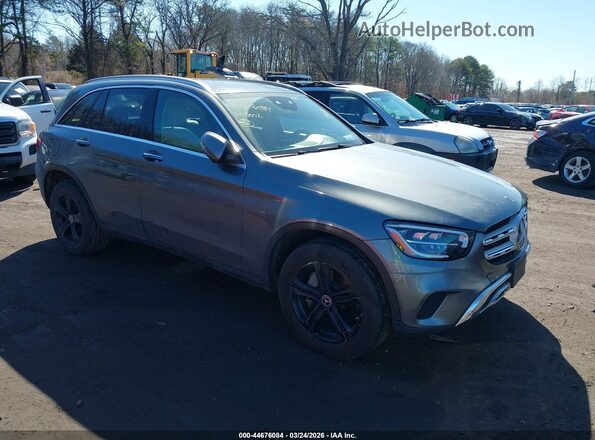 WDC0G8EB1LF688476 2020 MERCEDES-BENZ GLC 300 Серый Передняя правая четверть