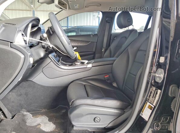 WDC0J4KB1HF276807 2017 MERCEDES-BENZ GLC-CLASS Black წინა სალონის ხედი