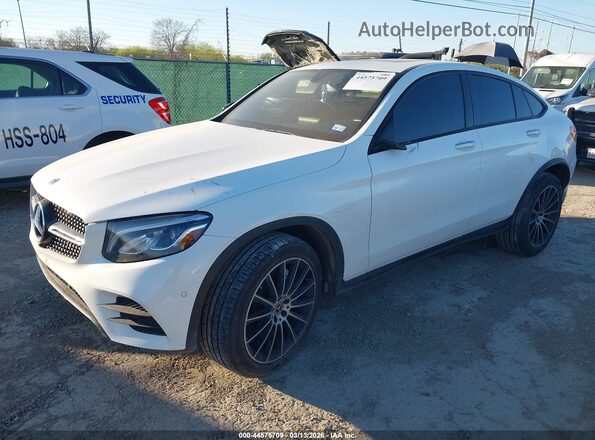 WDC0J4KB2KF663972 2019 MERCEDES-BENZ GLC 300 COUPE Белый Передняя левая четверть
