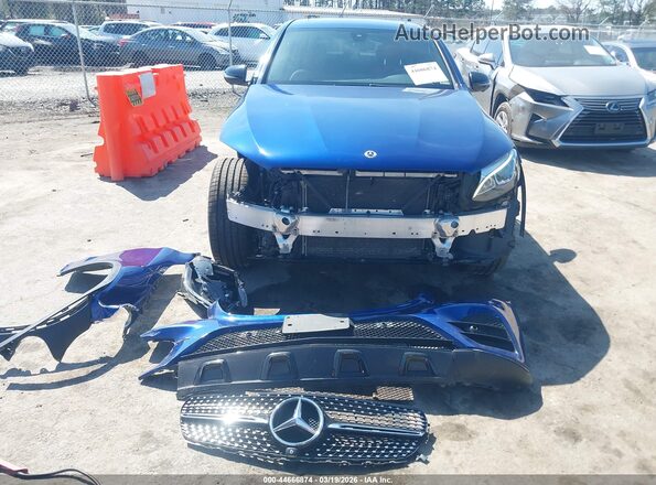 WDC0J4KB6JF356934 2018 MERCEDES-BENZ GLC 300 COUPE Синий Вид задней части салона