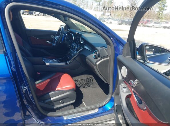WDC0J4KB6JF356934 2018 MERCEDES-BENZ GLC 300 COUPE Синий Вид салона спереди